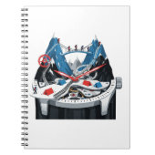 Activiteiten in de omgeving van Time Mountain Cloc Notitieboek (Voorkant)