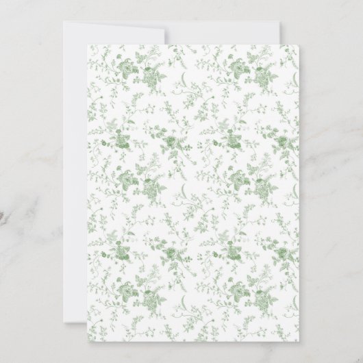 Activiteiten in de omgeving van Toile Sage Green A Kaart (Achterkant)