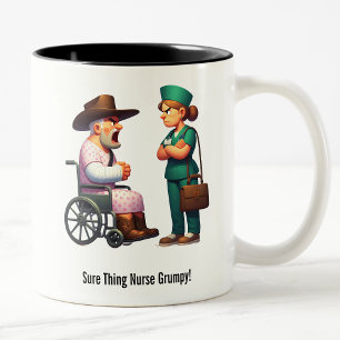 Activiteiten in de omgeving van Tough Texas Ranche Tweekleurige Koffiemok