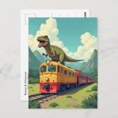 Activiteiten in de omgeving van Train Dinosaur Rap Briefkaart (Voorkant / Achterkant)