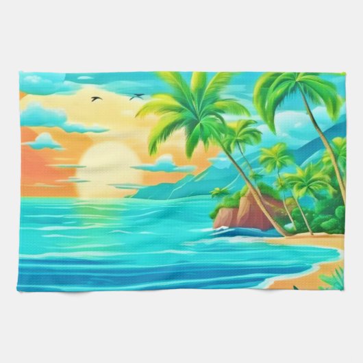 Activiteiten in de omgeving van Tropical Paradise Theedoek (Horizontaal)