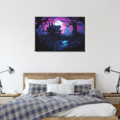 Activiteiten in de omgeving van Twilight Path to H Canvas Afdruk (Insitu (Slaapkamer))