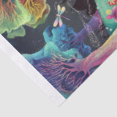 Activiteiten in de omgeving van Twilight Woodland  Tissuepapier (Detail)