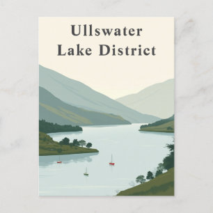 Activiteiten in de omgeving van Ullswater, Lake Di Briefkaart
