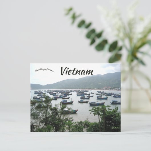 Activiteiten in de omgeving van Vạn Ninh Khanh Hoa Briefkaart (Staand voorkant)