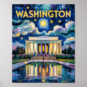 Activiteiten in de omgeving van Van Gogh Washingto Poster