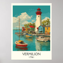 Activiteiten in de omgeving van Vermilion Ohio Har Poster