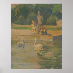 Activiteiten in de omgeving van Waterfowl Lake - K Poster