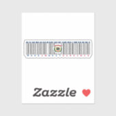 Activiteiten in de omgeving van West Virginia Barc Sticker (Vel)