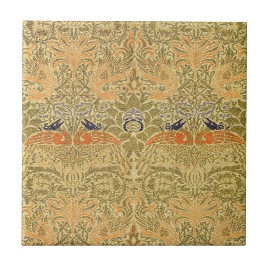 Activiteiten in de omgeving van William Morris Pea Tegeltje (Voorkant)