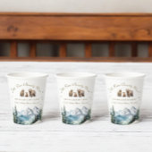 Activiteiten in de omgeving van Winter Snowy Mount Papieren Bekers