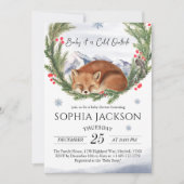 Activiteiten in de omgeving van Woodland Fox Winte Kaart (Voorkant)