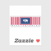 Activiteiten in de omgeving van Wyoming Barcode Fl Sticker (Vel)