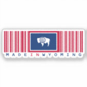 Activiteiten in de omgeving van Wyoming Barcode Fl Sticker (Voorkant)