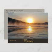Activiteiten in de omgeving van Yellowstone Natal Briefkaart (Voorkant / Achterkant)