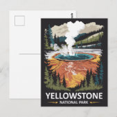 Activiteiten in de omgeving van Yellowstone Nation Briefkaart (Voorkant / Achterkant)