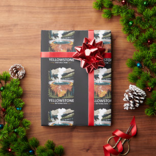 Activiteiten in de omgeving van Yellowstone Nation Cadeaupapier