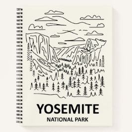 Activiteiten in de omgeving van Yosemite National  Notitieboek