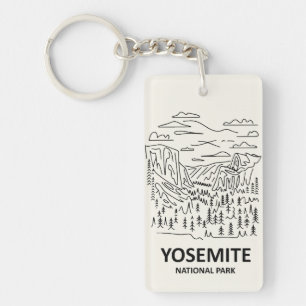 Activiteiten in de omgeving van Yosemite National  Sleutelhanger
