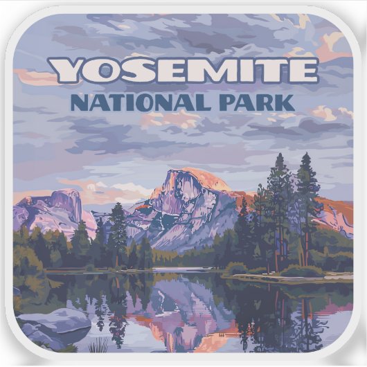Activiteiten in de omgeving van Yosemite National Sticker (Voorkant)