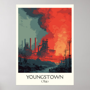 Activiteiten in de omgeving van Youngstown Ohio St Poster