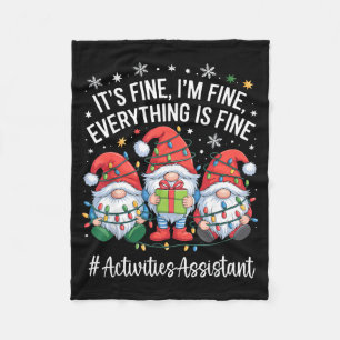 Activiteiten Istant Gnome Alles Is Goed Christm Fleece Deken