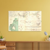 Activiteiten van het Potomac-leger Canvas Afdruk (Insitu (Woonkamer))