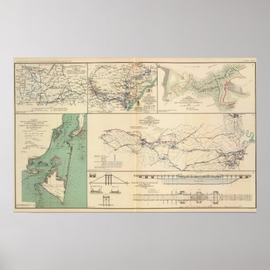 Activiteiten van het Potomac-leger Poster (Voorkant)