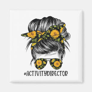 Activiteitendirecteur Wanhoofdige Vrouw Knot Zonne Magneet