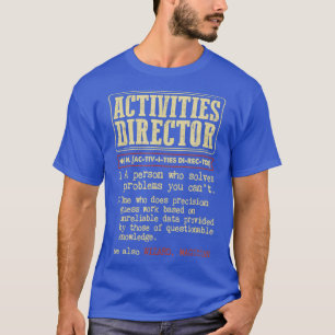 Activiteitendirecteur Woordtermijn T-shirt