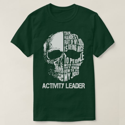 Activiteitenleider T-shirt (Design voorkant)