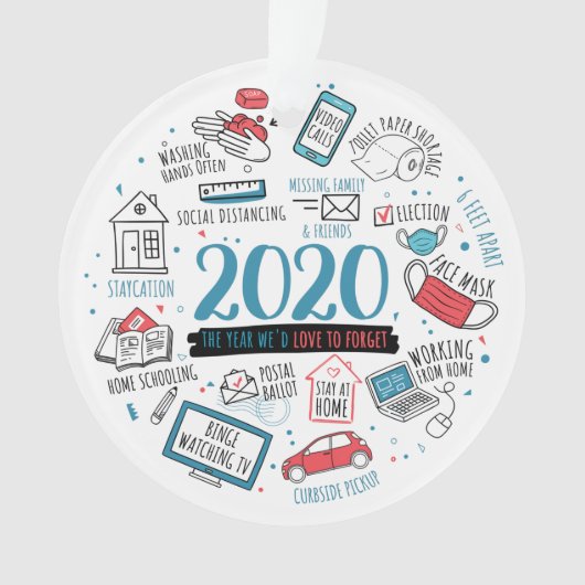 Activités de quarantaine 2020 Noël personnalisé (devant)