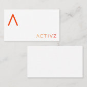 ACTIVZ-Visitekaartjes Visitekaartje (Voorkant / Achterkant)