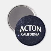 Acton California Magneet (Voorkant / Achterkant)
