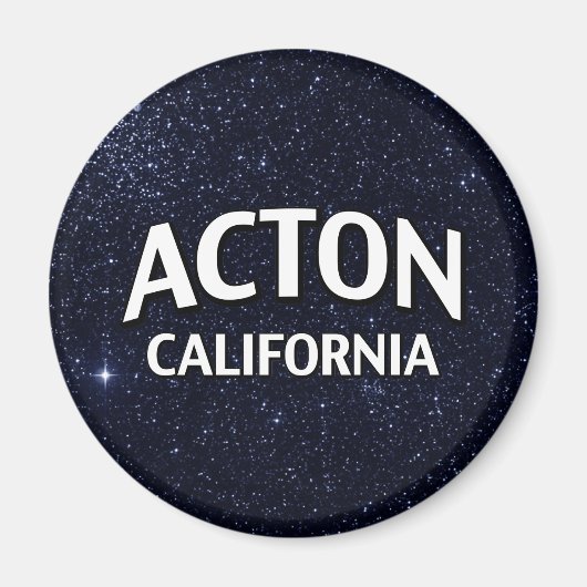 Acton California Magneet (Voorkant)
