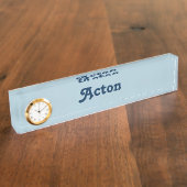 Acton plaque de nom du bureau (Taille)