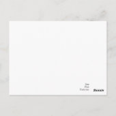 Actor-autograafkaart Briefkaart (Achterkant)