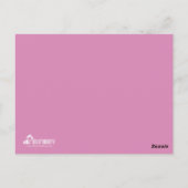 Actor en model 2 — Roze koppen Comp Briefkaart (Achterkant)