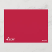 Actor en model rode kopfoto Comp Briefkaart (Achterkant)