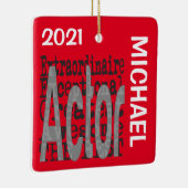 Actor Extraordinaire CUSTOM Keramisch Ornament (Rechts)