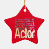 Actor Extraordinaire Keramisch Ornament (Achterkant)