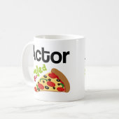 Actor (Funny) Pizza Koffiemok (Voorkant links)