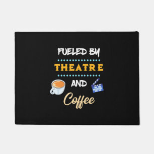 Actor gevoed door theaterkoffie deurmat