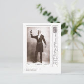 Actor Herbert Beerbohm Tree Briefkaart (Staand voorkant)