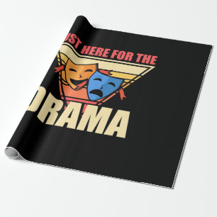 Actor hier voor de drama cadeaupapier