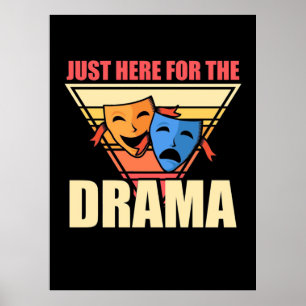 Actor hier voor de drama poster