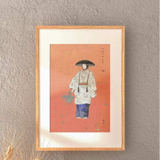 Actor in de Noh Play Hanagatami 1926 Poster