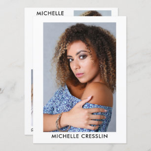 Actor Model 3 Fotoback Comp Zed Kaart 5.5x7.5Wh