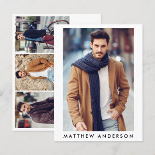 Actor Model 4 Foto Comp Kaart - Grootte Briefkaart