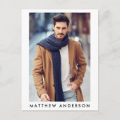 Actor Model 4 Photo Comp Card - Carte postale Tail (Devant)